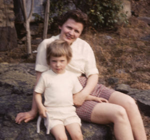 Mom+me circa 1960
