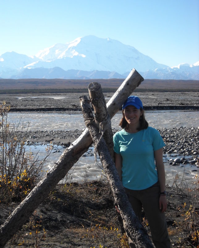 Hannah at the McKinley River Bar