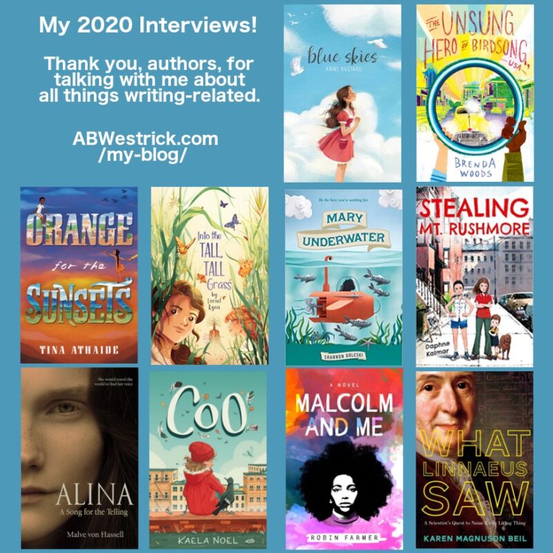 Book Covers.2020 Blog Interviews